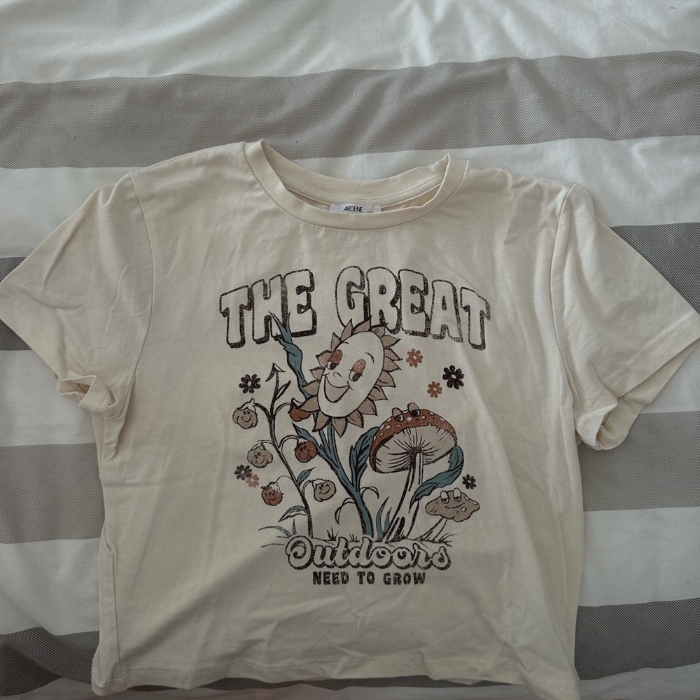 ACNE Studios Cream Graphic Tee
